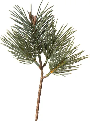 Produktbild von Kunstblume Kiefernzweig grün 22cm