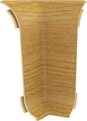 Produktbild von VILO FLEX Innenecke 55 mm 2 Stück Dunkelbraun Holzoptik – Wasserfester PVC Eckverbinder für Sockelleisten, Laminat & Vinylboden