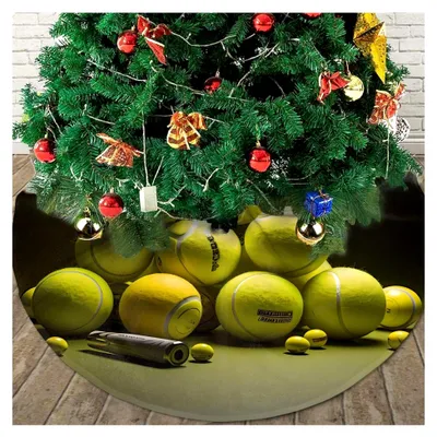 Produktbild von Weihnachtsbaumrock mit Tennisdiagramm 91,4 cm für festliche Anlässe