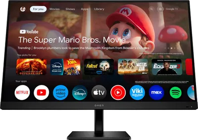 Zdjęcie produktu dla OMEN by HP OMEN by 31.5 inch UHD 144Hz Smart Gaming Monitor - OMEN 32x, 80 cm (31.5"), 3840 x 2160 px, 4K Ultra HD, LCD, 1 ms, Czarny