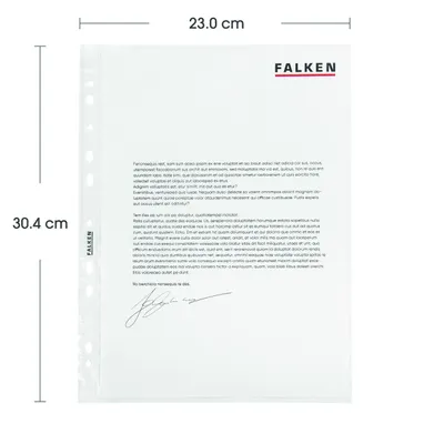 Image de FALKEN 11298254 Pochettes pour prospectus 0,05 100 pièces
