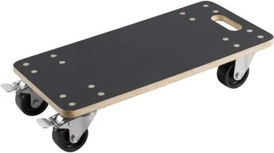 Image de Chariot de Manutention à Roulettes, 590 x 290 mm, Capacité 400 kg, MEISTER