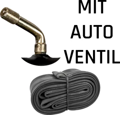 Produktbild von Kujo Schrader 33 Mm 45º Fahrradschlauch Schwarz 12.5´´ / 1.75-2.25 Schwarz 12.5´´
