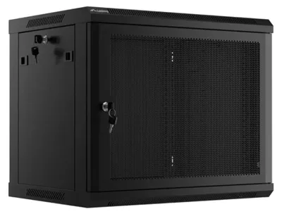 Productafbeelding van Lanberg WF01-6409-23B LANBERG 19" 9U 600X450 RACK EINBAUSCHRANK SCHWARZ PERFORIER