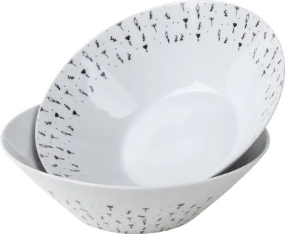Image de Lot de 2 bols 24cm Herbes