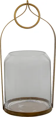 Produktbild von Clayre & Eef Windlicht 22x21x43 cm Kupferfarbig Metall