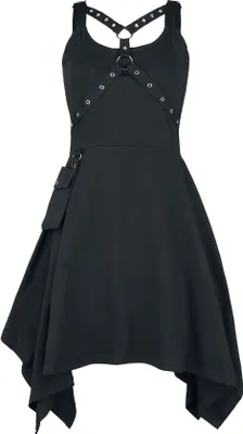 Produktbild von Heartless Mittellanges Kleid Damen Unpleasant Dreams Dress schwarz XL
