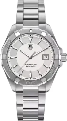 Zdjęcie produktu dla Zegarek męski Tag Heuer Aquaracer, srebrny, WAY1111.BA0928