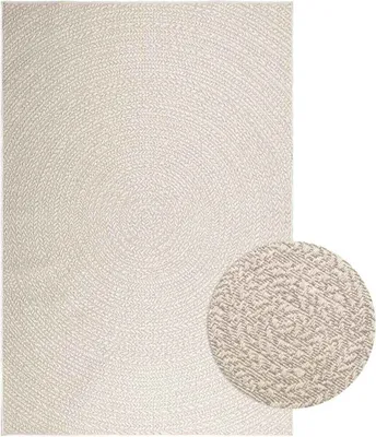 Produktbild von Möbel Teppich ZIZUR Creme 160x230 cm Jute-Optik Indoor und Outdoor - Designerteppiche 4010379