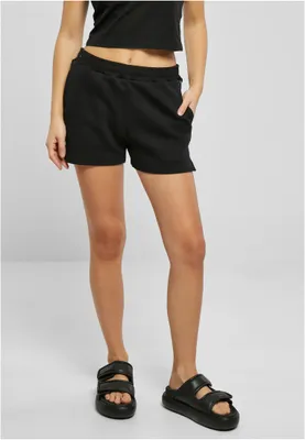 Image de Urban Classics - Short en éponge biologique pour dames noir - 4XL