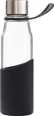 Produktbild von Vinga - Wasserflasche, Schmal, Glas, 550ml XD145 (Einheitsgröße) (Schwarz)