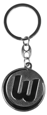 Produktbild von VfL Wolfsburg Schlüsselanhänger Logo schwarz