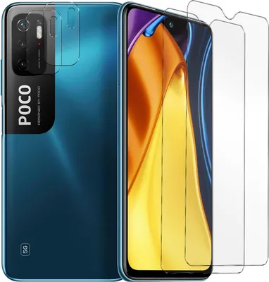 Immagine prodotto di Vetro blindato per Xiaomi Poco M3 pellicola protettiva 2x fotocamera pellicola protettiva in vetro 2x pellicola blindata