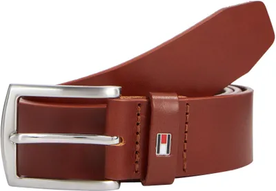 Produktbild von Tommy Hilfiger Herren Gürtel New Denton 3,5 cm Belt Ledergürtel, Braun (Dark Tan