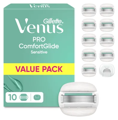 Image de Rasoirs pour femmes Gillette Accessoires de rasage Venus Pro ComfortGlide Sensitive Aloe rasage doux soins