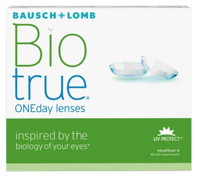 Image de Solidchoice - Biotrue ONEday - Lentilles de contact journalières - 90 lentilles - Lentilles de contact sphériques avec protection UV