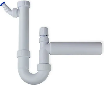 Produktbild von Haas Spülensiphon DN50 x 1 1/2 Zoll Siphon mit Rohrbelüfter