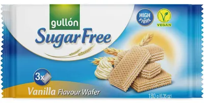 Produktbild von Gullón Sugar Free Vanilla Wafer 180g