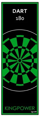 Image de Dart Tapis 237 x 80 cm Darts Tournoi Fléchettes Paillet Kingpower