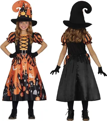Immagine prodotto di Costume da strega Guirca per bambina 5-6 anni 5-6 anni