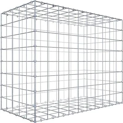 Produktbild von Gabione 100 cm x 80 cm x 50 cm (L x H x T), Maschenweite 10 cm x 10 cm, C-Ring
