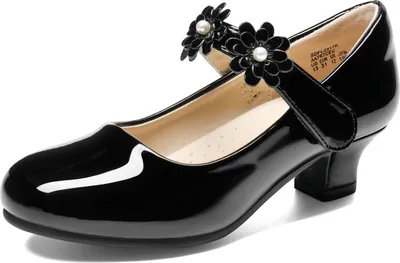 Produktbild von DREAM PAIRS Mädchen Mary Jane Strap Flache Schuhe Ballerinas Prinzessin Schuhe Flache Schulschuhe,Size 30,SCHWARZ,SDFL2317K