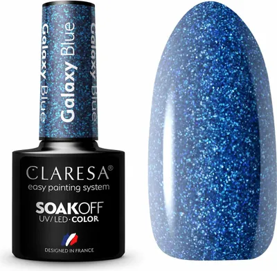 Obrázek produktu pro CLARESA Hybridní gel lak Galaxy Blue 5g