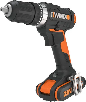 Produktbild von Akku-Schlagbohrschrauber WORX 20V 50Nm WX370, inkl, 2 x Akku 2 Ah, Ladegerät und Koffer