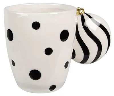 Immagine prodotto di Tazza Clayre & Eef 350 ml in Vetroceramica bianca e nera