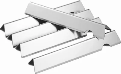 Produktbild von 66032 Flavorizer Bars Ersatz für Weber Genesis II/LX 300, 66795 Aromaschienen für Weber Genesis GS4 II LX E/S-340 E-310 E-315 E-335 E-330 S-335 Grills,Hitzeschild Ersatz für Weber Genesis II 310/335