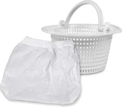 Produktbild von SET> Skimmerkorb für Miniskimmer + 5 Stk. Skimmerbeutel