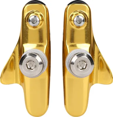 Imagen del producto de 1 juego de pastillas de freno para bicicleta de carretera ligera, plegable, repuestos y accesorios (dorado)