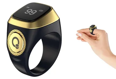 Produktbild von Abiyou Tasbih Zähler Smart Ring,Digital Electronic Smart Ring Counter,Muslimisch