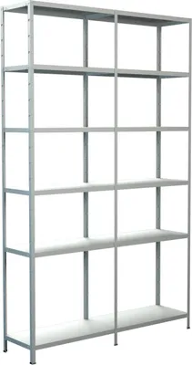 Produktbild von Steck-Grund-/ u 1 Anbauregal, 12 Böden, 2300x1400x350, weiß