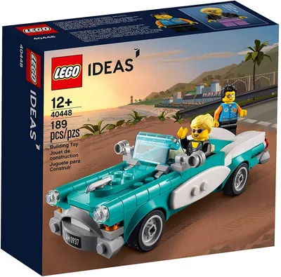 Immagine prodotto di Kit di montaggio di un'auto d'epoca con 2 minifigure