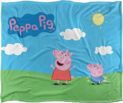 Obrázok produktu pre Prasiatko Peppa - Deka, slniečko TV18770 (jedna veľkosť) (biela)