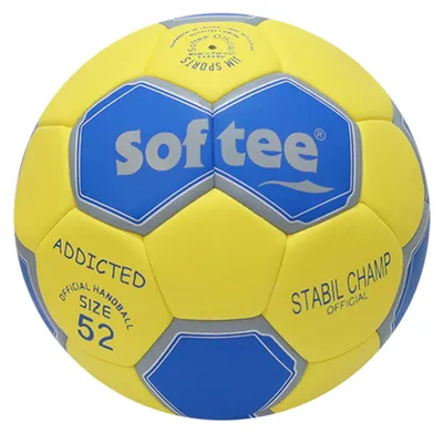 Obrázok produktu pre Hádzanárska lopta Softee Addicded žltá/modrá