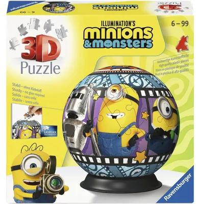 Produktbild von 3D Puzzle-Ball Minions 3