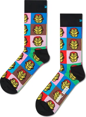 Zdjęcie produktu dla Happy Socks Marvel Iron Man Crew skarpetki wielokolorowe EU 41-46 Mężczyźni, Kobiety wielokolorowe EU 41-46