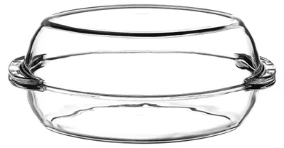 Immagine prodotto di Teglia in vetro con coperchio - 4,5 l - 34 x 19,5 cm - Adatta al forno a microonde e lavastoviglie - Resistente da -30 °C a +300 °C
