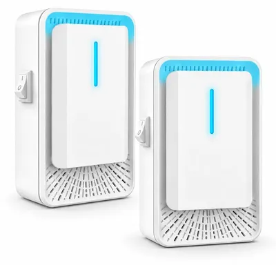 Produktbild von Negativ-Ionen Luftreiniger 2er Set, Mini Steckluftreiniger ohne Filter, geräuscharm, für Schlafzimmer, Haustiergerüche, Tabakgeruch