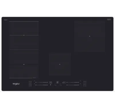 Obrázok produktu pre Whirlpool WF S0377 NE/IXL, Čierna, Vstavaný, 77 cm, Indukčná varná doska so zónami, Sklokeramická, 4 zone(s)