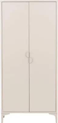 Image de Piring armoire de rangement 2 portes beige.