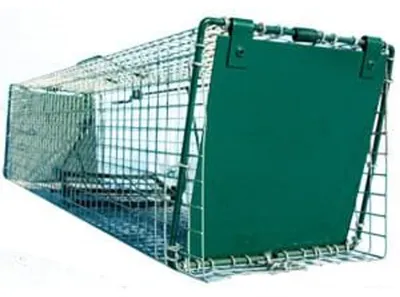 Produktbild von BoxTrap Lebendfalle mit 2 Eingängen (102 cm x 30 cm x 21 cm)
