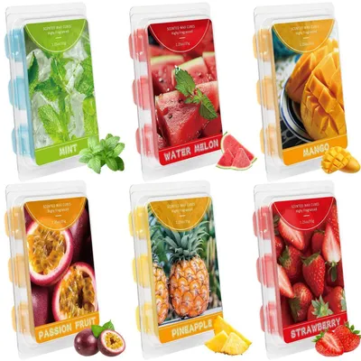 Produktbild von Duftwachs Set Sojawachs 6 Düfte 6x35g Sommerfrische Geschenk