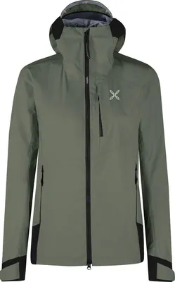 Produktbild von Vertigo 3L Jacket Woman - leichte, wasserdichte Damenjacke für Bergsport, Montura, Farbe:49-VERDE SALVIA, Größe:XL