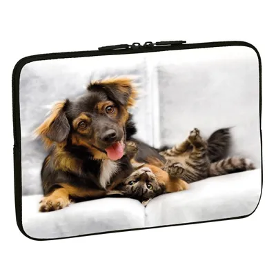 Produktbild von PEDEA Design Tablet PC Schutzhülle Tasche bis 10,1 Zoll (25,6 cm),  Cat And Dog