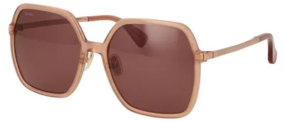 Image de MaxMara MM0059-D 72E SHINY PINK 59/19/140 Lunettes de soleil pour femmes