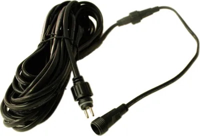 Obrázok produktu pre 12 V predlžovací kábel IP44 pre fontánové čerpadlo, LED osvetlenie, rozprávkové svetlá atď. (3 metre)