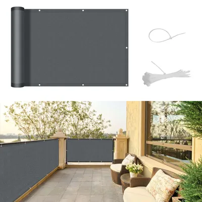 Produktbild von Balkonschutz 90x400cm mit Ösen und UV-Schutz